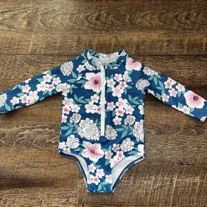 SHEIN Toddler Swimsuit One Piece Rash Guard Size 80 Abt 12-18 Months